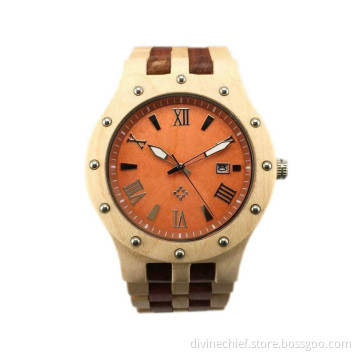 3 ATM Water Proof Customize Wood Watch Unisex Style for both lady & Gent